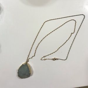 blue stone necklace!
